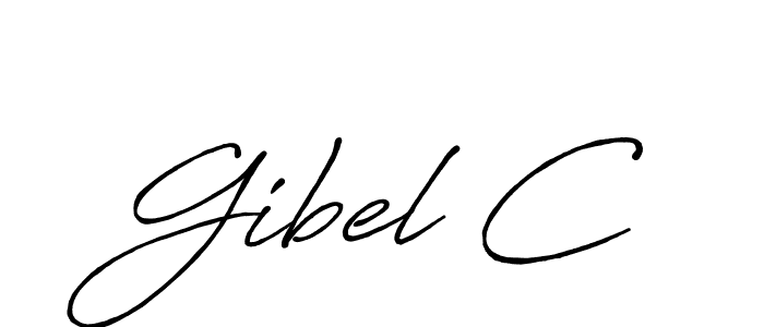 Antro_Vectra_Bolder is a professional signature style that is perfect for those who want to add a touch of class to their signature. It is also a great choice for those who want to make their signature more unique. Get Gibel C name to fancy signature for free. Gibel C signature style 7 images and pictures png