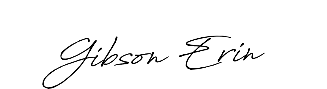 The best way (Antro_Vectra_Bolder) to make a short signature is to pick only two or three words in your name. The name Gibson Erin include a total of six letters. For converting this name. Gibson Erin signature style 7 images and pictures png