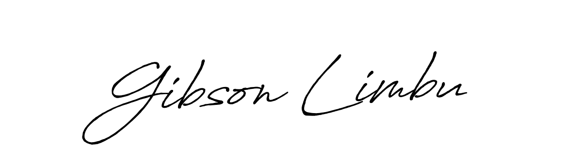 Here are the top 10 professional signature styles for the name Gibson Limbu. These are the best autograph styles you can use for your name. Gibson Limbu signature style 7 images and pictures png