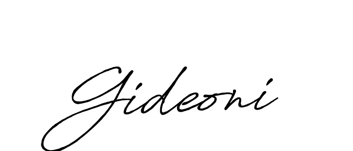 Make a beautiful signature design for name Gideoni. Use this online signature maker to create a handwritten signature for free. Gideoni signature style 7 images and pictures png