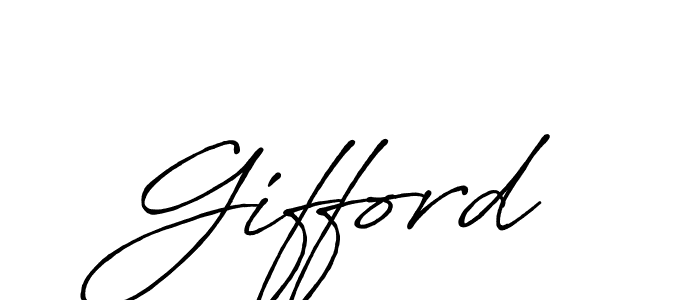 Use a signature maker to create a handwritten signature online. With this signature software, you can design (Antro_Vectra_Bolder) your own signature for name Gifford. Gifford signature style 7 images and pictures png
