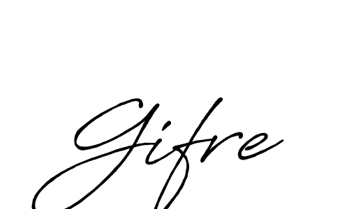 Also we have Gifre name is the best signature style. Create professional handwritten signature collection using Antro_Vectra_Bolder autograph style. Gifre signature style 7 images and pictures png