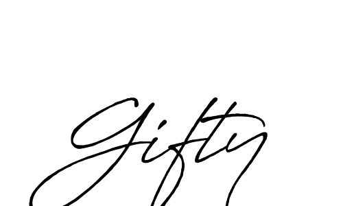 Similarly Antro_Vectra_Bolder is the best handwritten signature design. Signature creator online .You can use it as an online autograph creator for name Gifty. Gifty signature style 7 images and pictures png