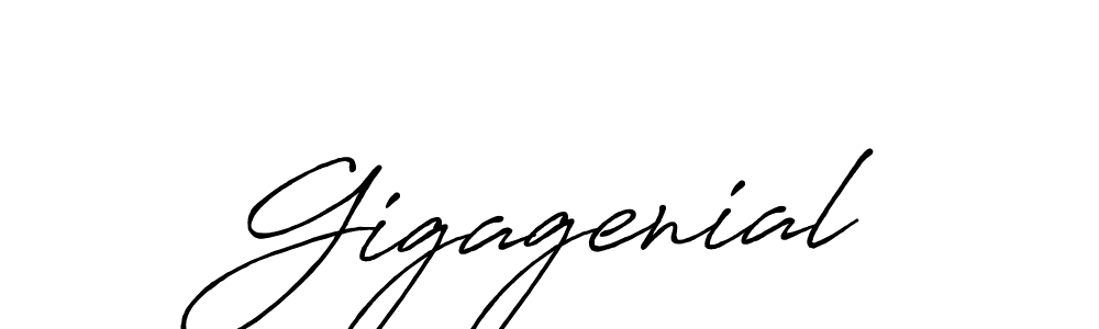 Best and Professional Signature Style for Gigagenial. Antro_Vectra_Bolder Best Signature Style Collection. Gigagenial signature style 7 images and pictures png