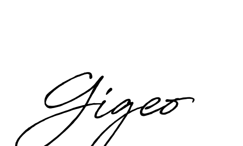 if you are searching for the best signature style for your name Gigeo. so please give up your signature search. here we have designed multiple signature styles  using Antro_Vectra_Bolder. Gigeo signature style 7 images and pictures png