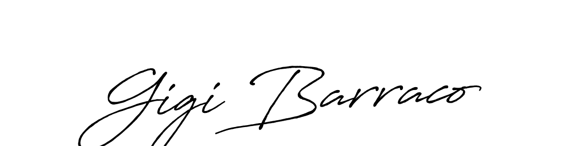 Also You can easily find your signature by using the search form. We will create Gigi Barraco name handwritten signature images for you free of cost using Antro_Vectra_Bolder sign style. Gigi Barraco signature style 7 images and pictures png