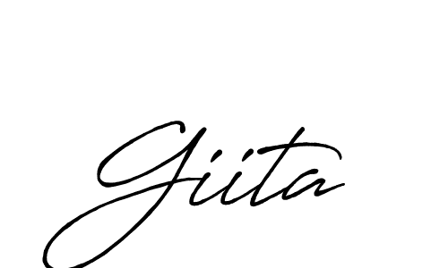 Best and Professional Signature Style for Giita. Antro_Vectra_Bolder Best Signature Style Collection. Giita signature style 7 images and pictures png