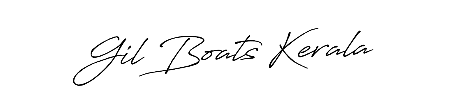 It looks lik you need a new signature style for name Gil Boats Kerala. Design unique handwritten (Antro_Vectra_Bolder) signature with our free signature maker in just a few clicks. Gil Boats Kerala signature style 7 images and pictures png