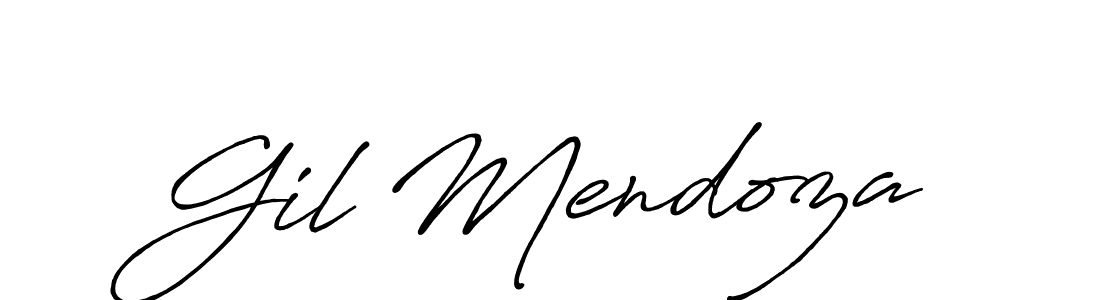 Once you've used our free online signature maker to create your best signature Antro_Vectra_Bolder style, it's time to enjoy all of the benefits that Gil Mendoza name signing documents. Gil Mendoza signature style 7 images and pictures png