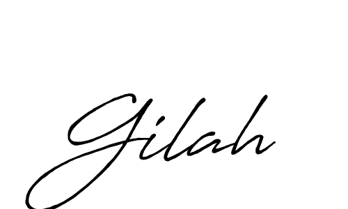 if you are searching for the best signature style for your name Gilah. so please give up your signature search. here we have designed multiple signature styles  using Antro_Vectra_Bolder. Gilah signature style 7 images and pictures png