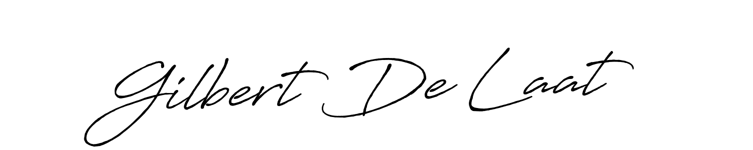 Make a beautiful signature design for name Gilbert De Laat. With this signature (Antro_Vectra_Bolder) style, you can create a handwritten signature for free. Gilbert De Laat signature style 7 images and pictures png