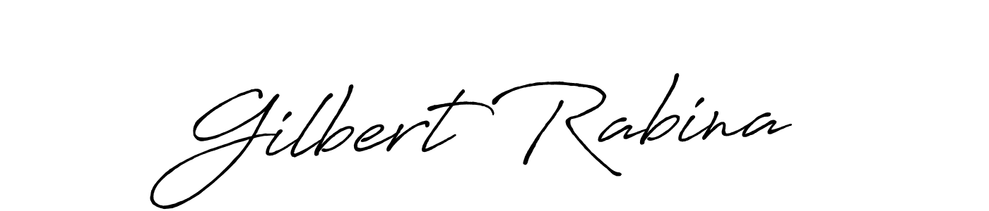 This is the best signature style for the Gilbert Rabina name. Also you like these signature font (Antro_Vectra_Bolder). Mix name signature. Gilbert Rabina signature style 7 images and pictures png