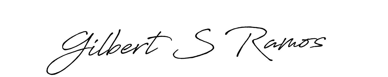 Also You can easily find your signature by using the search form. We will create Gilbert S Ramos name handwritten signature images for you free of cost using Antro_Vectra_Bolder sign style. Gilbert S Ramos signature style 7 images and pictures png