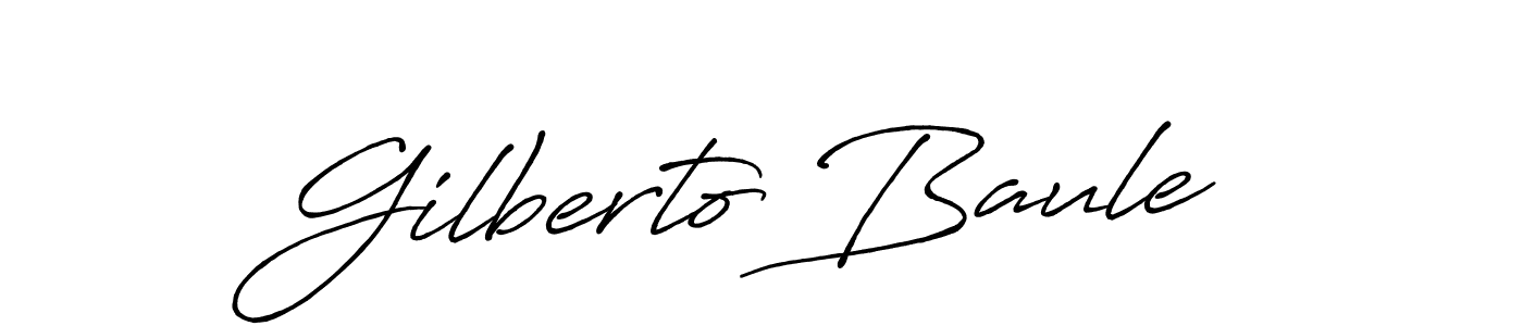 Antro_Vectra_Bolder is a professional signature style that is perfect for those who want to add a touch of class to their signature. It is also a great choice for those who want to make their signature more unique. Get Gilberto Baule name to fancy signature for free. Gilberto Baule signature style 7 images and pictures png