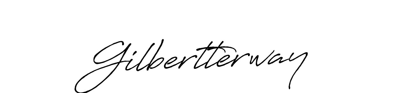 It looks lik you need a new signature style for name Gilbertterway. Design unique handwritten (Antro_Vectra_Bolder) signature with our free signature maker in just a few clicks. Gilbertterway signature style 7 images and pictures png