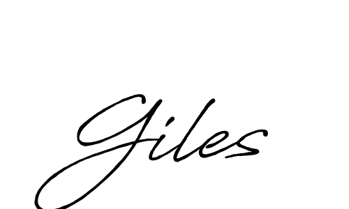 Make a beautiful signature design for name Giles. With this signature (Antro_Vectra_Bolder) style, you can create a handwritten signature for free. Giles signature style 7 images and pictures png