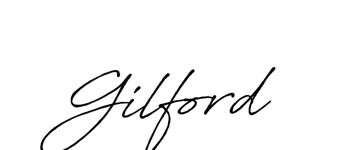 Make a beautiful signature design for name Gilford. With this signature (Antro_Vectra_Bolder) style, you can create a handwritten signature for free. Gilford signature style 7 images and pictures png