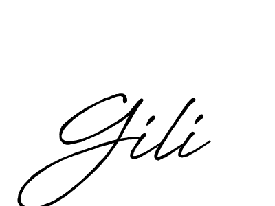 How to Draw Gili signature style? Antro_Vectra_Bolder is a latest design signature styles for name Gili. Gili signature style 7 images and pictures png