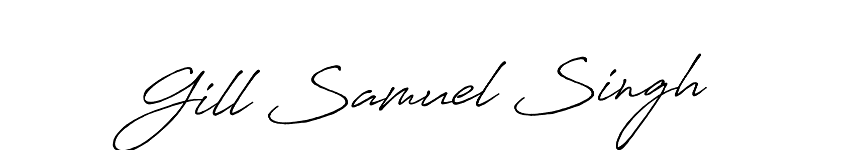 Also You can easily find your signature by using the search form. We will create Gill Samuel Singh name handwritten signature images for you free of cost using Antro_Vectra_Bolder sign style. Gill Samuel Singh signature style 7 images and pictures png