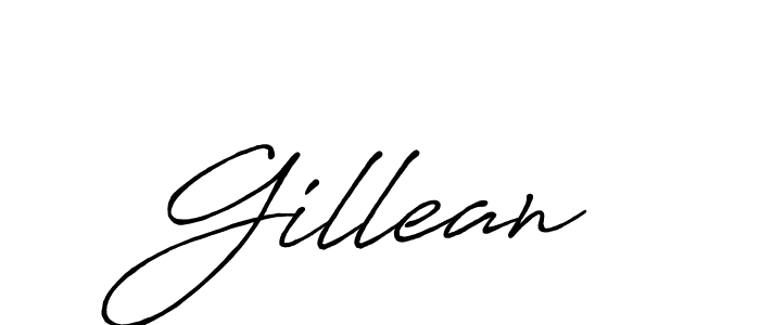 Antro_Vectra_Bolder is a professional signature style that is perfect for those who want to add a touch of class to their signature. It is also a great choice for those who want to make their signature more unique. Get Gillean name to fancy signature for free. Gillean signature style 7 images and pictures png