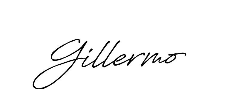 if you are searching for the best signature style for your name Gillermo. so please give up your signature search. here we have designed multiple signature styles  using Antro_Vectra_Bolder. Gillermo signature style 7 images and pictures png