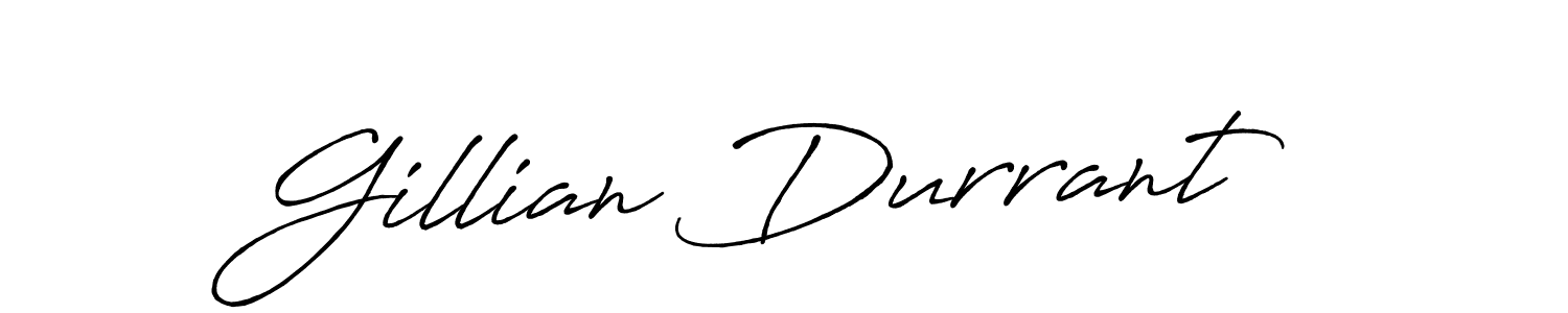 Use a signature maker to create a handwritten signature online. With this signature software, you can design (Antro_Vectra_Bolder) your own signature for name Gillian Durrant. Gillian Durrant signature style 7 images and pictures png