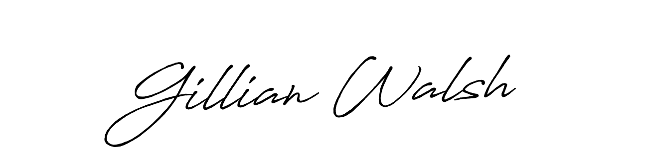 if you are searching for the best signature style for your name Gillian Walsh. so please give up your signature search. here we have designed multiple signature styles  using Antro_Vectra_Bolder. Gillian Walsh signature style 7 images and pictures png