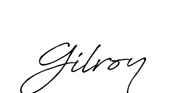 Design your own signature with our free online signature maker. With this signature software, you can create a handwritten (Antro_Vectra_Bolder) signature for name Gilroy. Gilroy signature style 7 images and pictures png