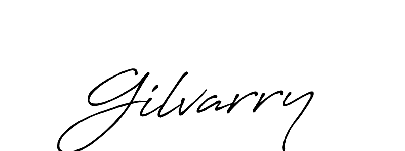 How to make Gilvarry signature? Antro_Vectra_Bolder is a professional autograph style. Create handwritten signature for Gilvarry name. Gilvarry signature style 7 images and pictures png