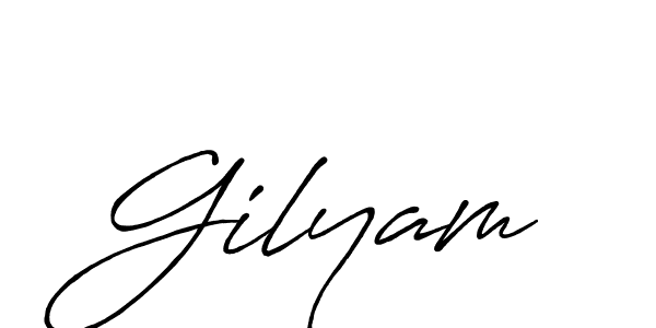 Also You can easily find your signature by using the search form. We will create Gilyam name handwritten signature images for you free of cost using Antro_Vectra_Bolder sign style. Gilyam signature style 7 images and pictures png