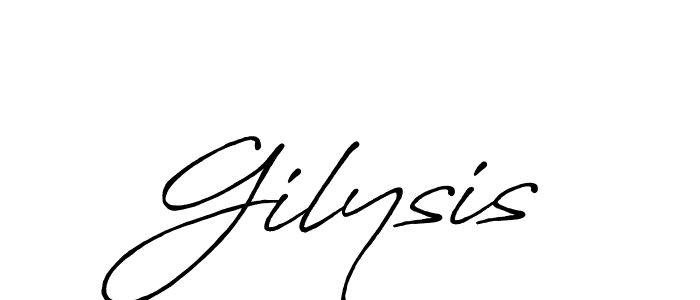 The best way (Antro_Vectra_Bolder) to make a short signature is to pick only two or three words in your name. The name Gilysis include a total of six letters. For converting this name. Gilysis signature style 7 images and pictures png