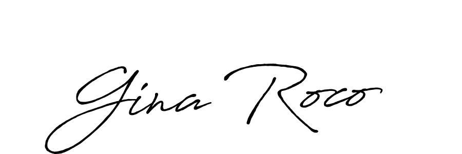 The best way (Antro_Vectra_Bolder) to make a short signature is to pick only two or three words in your name. The name Gina Roco include a total of six letters. For converting this name. Gina Roco signature style 7 images and pictures png