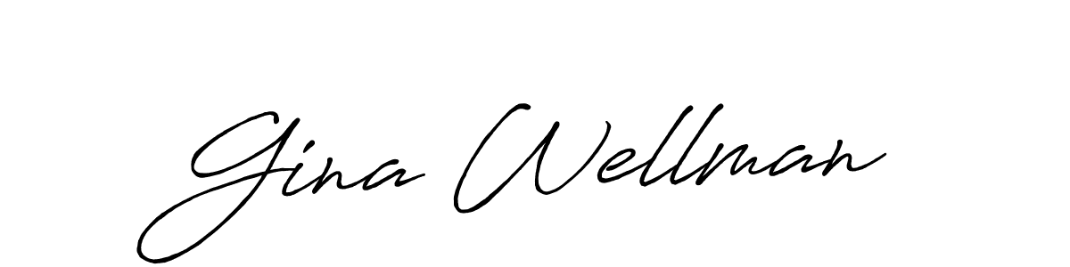 Design your own signature with our free online signature maker. With this signature software, you can create a handwritten (Antro_Vectra_Bolder) signature for name Gina Wellman. Gina Wellman signature style 7 images and pictures png