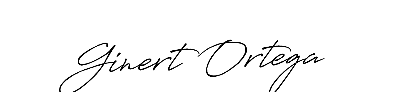 Ginert Ortega stylish signature style. Best Handwritten Sign (Antro_Vectra_Bolder) for my name. Handwritten Signature Collection Ideas for my name Ginert Ortega. Ginert Ortega signature style 7 images and pictures png
