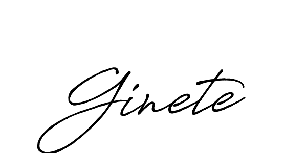 How to make Ginete name signature. Use Antro_Vectra_Bolder style for creating short signs online. This is the latest handwritten sign. Ginete signature style 7 images and pictures png