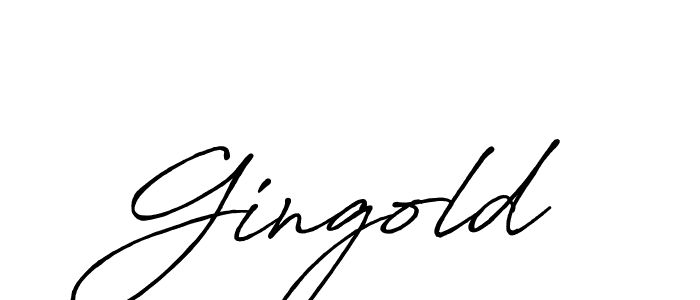 The best way (Antro_Vectra_Bolder) to make a short signature is to pick only two or three words in your name. The name Gingold include a total of six letters. For converting this name. Gingold signature style 7 images and pictures png