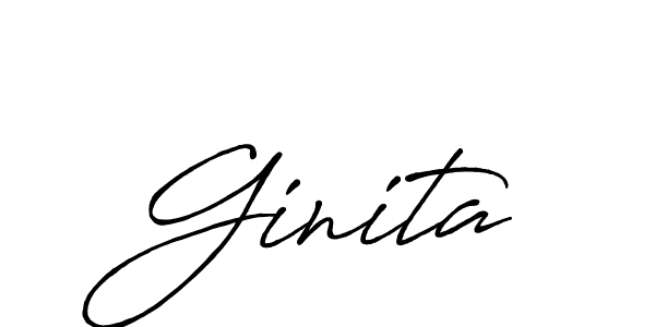 Make a beautiful signature design for name Ginita. Use this online signature maker to create a handwritten signature for free. Ginita signature style 7 images and pictures png