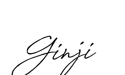 How to make Ginji name signature. Use Antro_Vectra_Bolder style for creating short signs online. This is the latest handwritten sign. Ginji signature style 7 images and pictures png