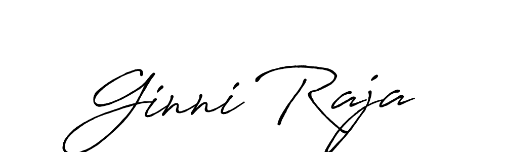 Make a beautiful signature design for name Ginni Raja. Use this online signature maker to create a handwritten signature for free. Ginni Raja signature style 7 images and pictures png