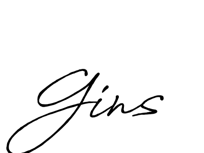 if you are searching for the best signature style for your name Gins. so please give up your signature search. here we have designed multiple signature styles  using Antro_Vectra_Bolder. Gins signature style 7 images and pictures png