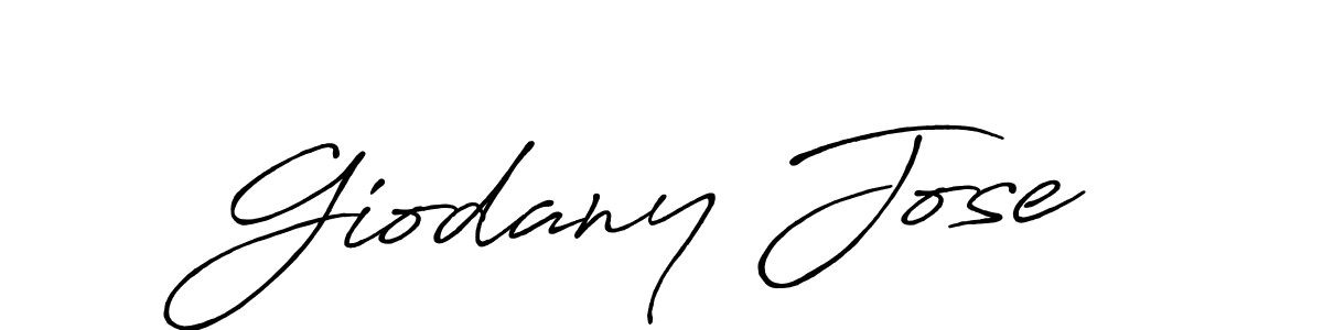 Use a signature maker to create a handwritten signature online. With this signature software, you can design (Antro_Vectra_Bolder) your own signature for name Giodany Jose. Giodany Jose signature style 7 images and pictures png