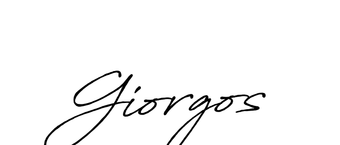 How to make Giorgos signature? Antro_Vectra_Bolder is a professional autograph style. Create handwritten signature for Giorgos name. Giorgos signature style 7 images and pictures png
