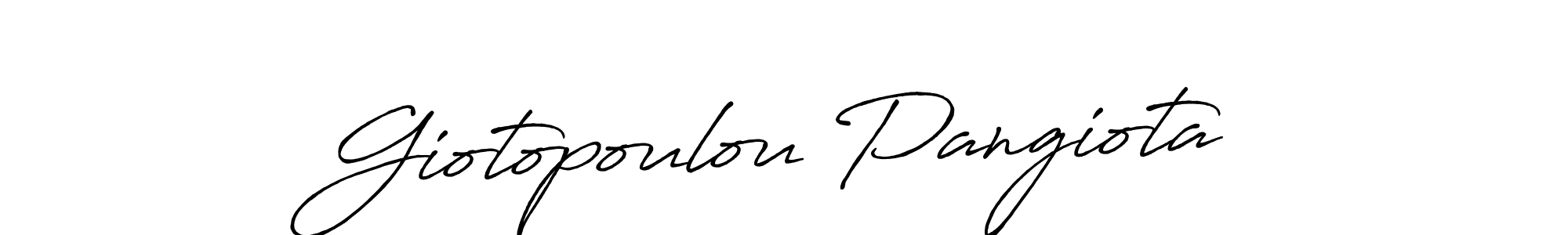 This is the best signature style for the Giotopoulou Pangiota name. Also you like these signature font (Antro_Vectra_Bolder). Mix name signature. Giotopoulou Pangiota signature style 7 images and pictures png