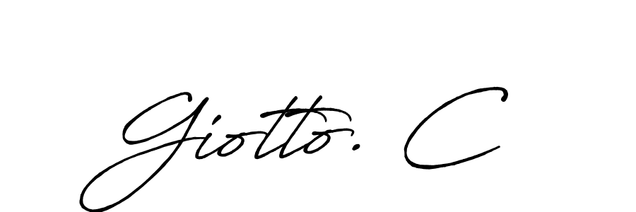 How to make Giotto. C signature? Antro_Vectra_Bolder is a professional autograph style. Create handwritten signature for Giotto. C name. Giotto. C signature style 7 images and pictures png