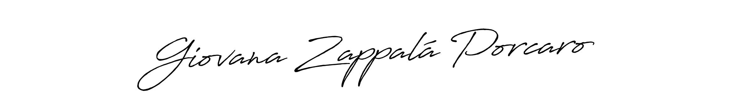 Make a beautiful signature design for name Giovana Zappalá Porcaro. Use this online signature maker to create a handwritten signature for free. Giovana Zappalá Porcaro signature style 7 images and pictures png