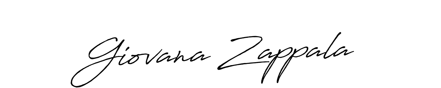 Make a short Giovana Zappala signature style. Manage your documents anywhere anytime using Antro_Vectra_Bolder. Create and add eSignatures, submit forms, share and send files easily. Giovana Zappala signature style 7 images and pictures png