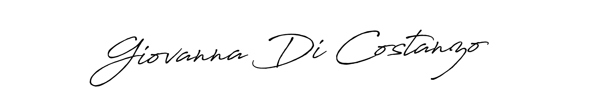 How to make Giovanna Di Costanzo name signature. Use Antro_Vectra_Bolder style for creating short signs online. This is the latest handwritten sign. Giovanna Di Costanzo signature style 7 images and pictures png