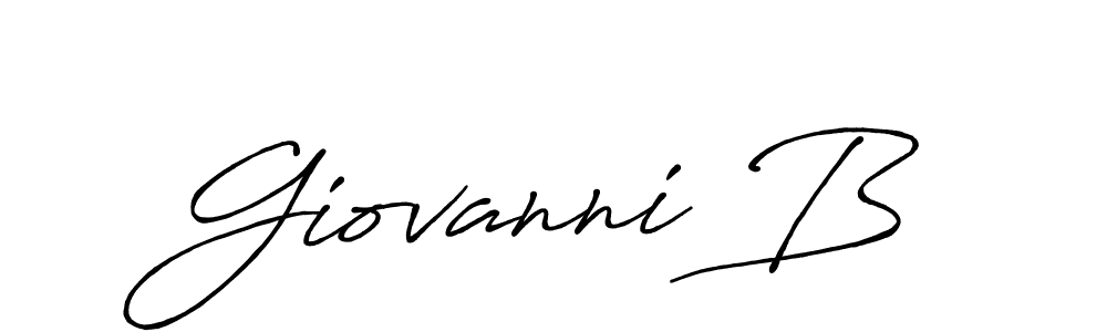How to Draw Giovanni B signature style? Antro_Vectra_Bolder is a latest design signature styles for name Giovanni B. Giovanni B signature style 7 images and pictures png