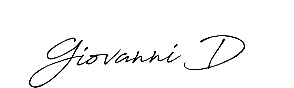How to make Giovanni D signature? Antro_Vectra_Bolder is a professional autograph style. Create handwritten signature for Giovanni D name. Giovanni D signature style 7 images and pictures png