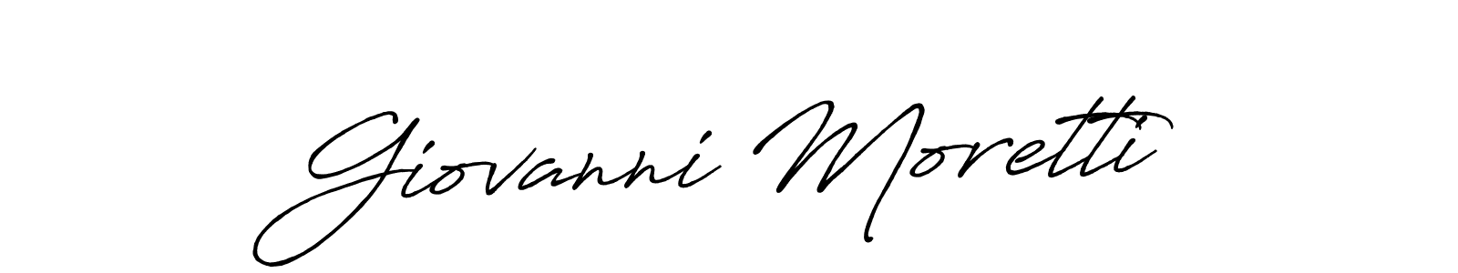 It looks lik you need a new signature style for name Giovanni Moretti. Design unique handwritten (Antro_Vectra_Bolder) signature with our free signature maker in just a few clicks. Giovanni Moretti signature style 7 images and pictures png